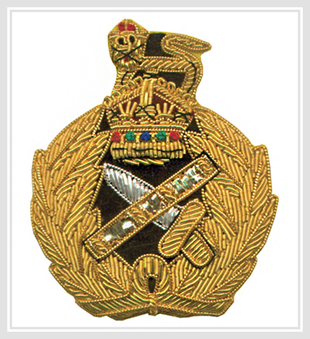 General Officers Queen Crown Badge